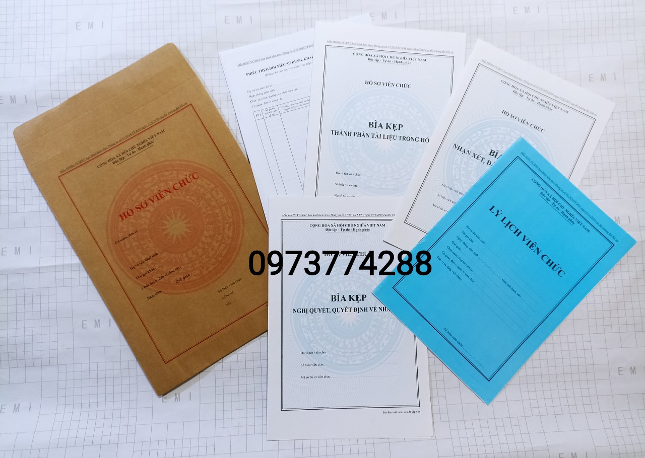Hồ sơ viên chức thông tư số 07/2019