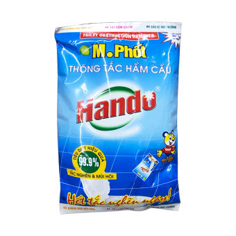 Gói thông tắc hầm cầu M.phốt Hando bột 300g