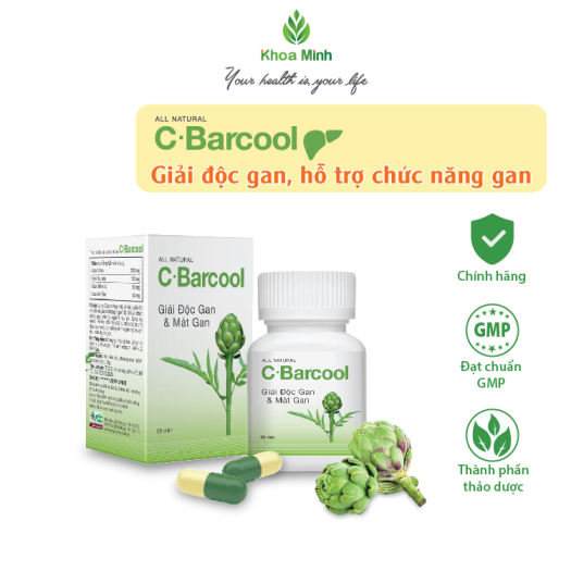 C-Barcool ADC - 60 VIÊN - Hỗ trợ giải độc gan, Hỗ trợ chức năng gan