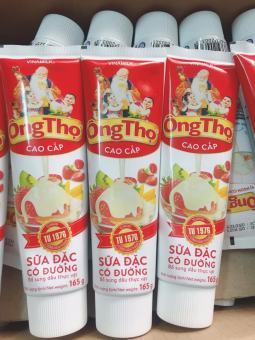HCM - Sữa Đặc Ông Thọ Có Đường Vinamilk 1 tuýp 165g