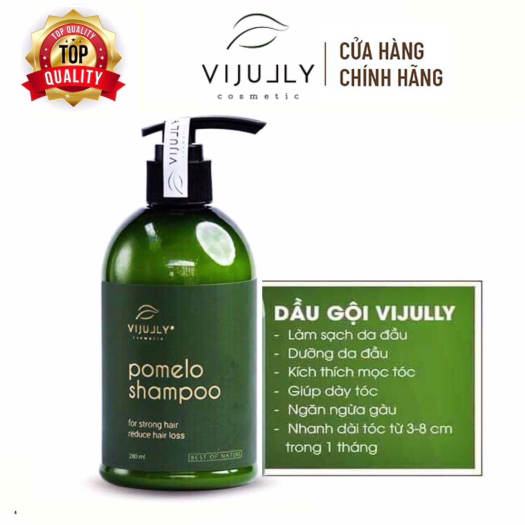 Dầu Gội Bưởi Cao Cấp ViJully - Kich Thich Mọc Tóc_Ngắn Ngừa Rụng Tóc 280ml