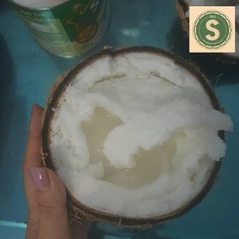 Combo 150g Mứt dừa sáp và 1 Trái dừa loại Bi đặc nhỏ