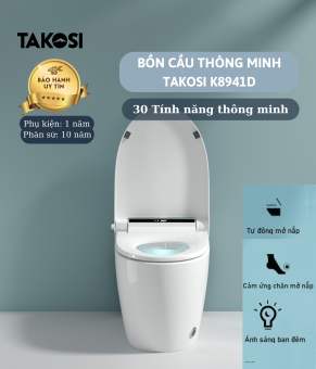 Bồn cầu thông minh TAKOSI K8941D - 30 Tính năng thông minh