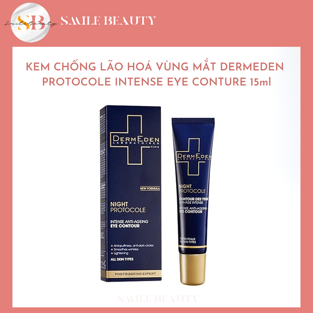 Kem Chống Lão Hóa Vùng Mắt DermEden Protocole Intense Eye Contour 15 ml Dermeden