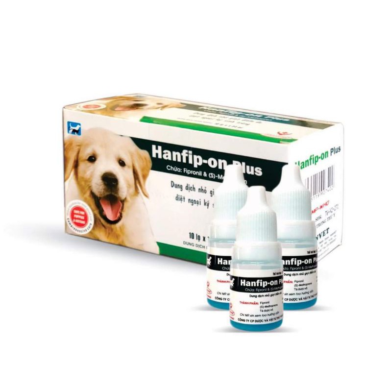 Nhỏ gáy trị ve rận bọ ghẻ chó Hanfip-on Plus