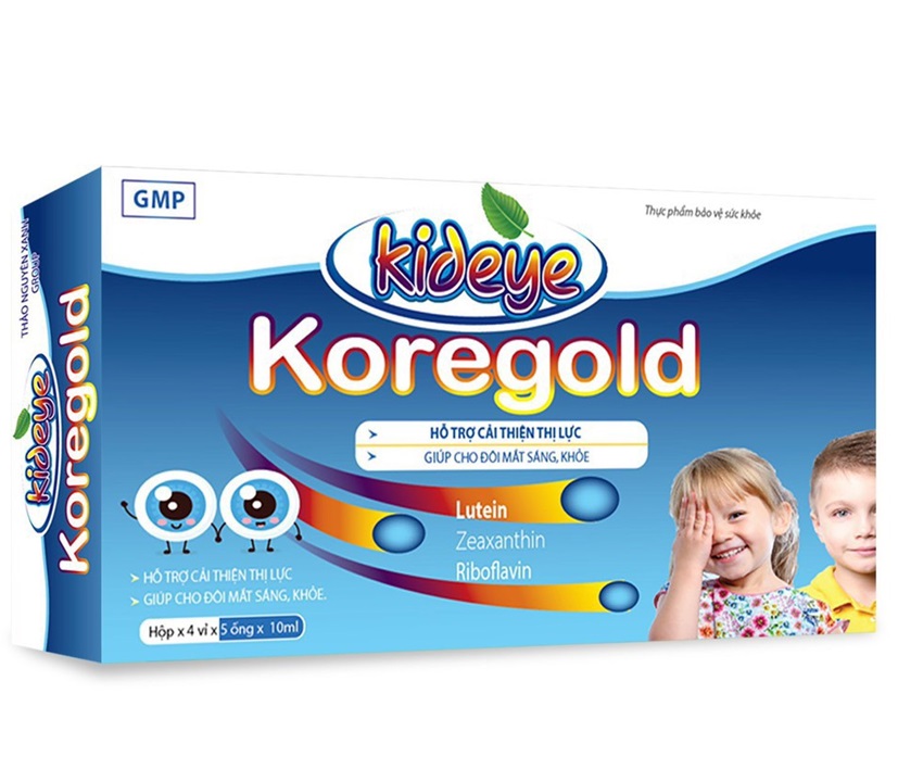 Siro Bổ mắt Kideye - Giúp Cho Đôi Mắt Sáng, Khỏe  Hỗ trợ cải thiện Thị Lực - cho bé từ 2 tuổi Hộp 20 ống