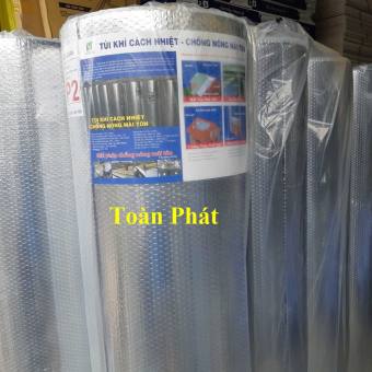Cuộn cách nhiệt chống nóng mái tôn 2 mặt bạc, cuộn túi khí cách nhiệt chống nóng