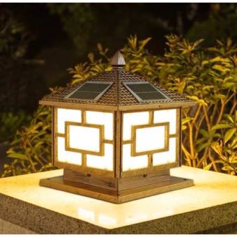 Đèn Năng Lượng Mặt Trời  Trụ Cổng Size 25