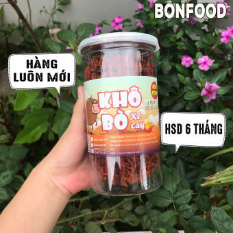 Khô bò xé cay ăn vặt Táo bé hộp 130g siêu to, khô bò xé cay ăn vặt vừa ngon vừa rẻ