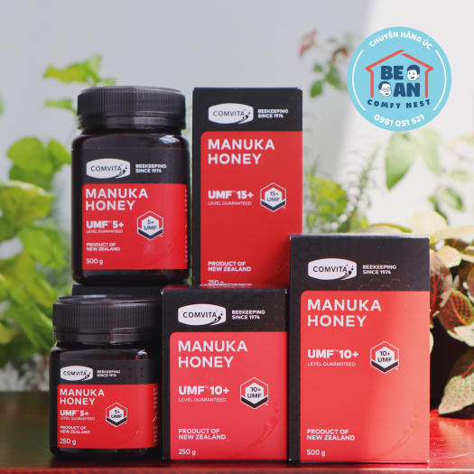 Mật ong Manuka Comvita (UMF 5+ 10+ 15+) - Hàng New Zealand
