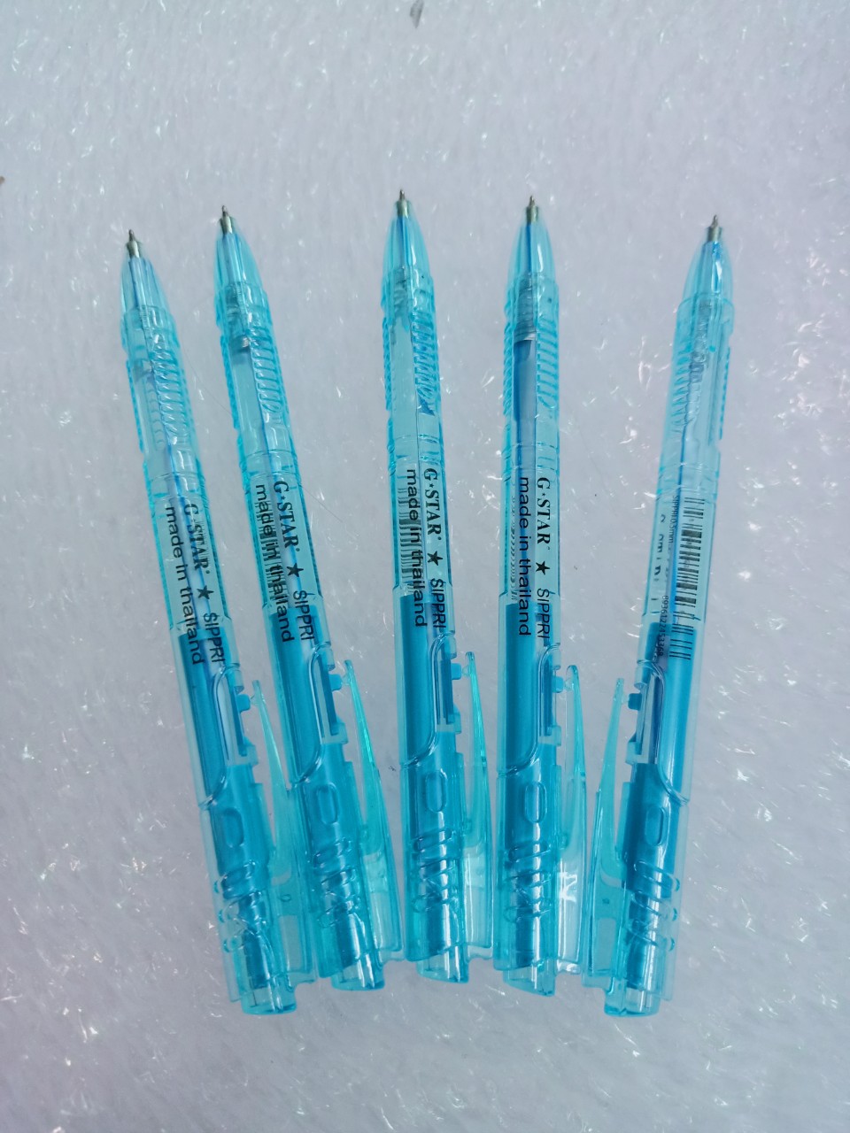 Bút bi sippri thái lan gstar màu xanh trong