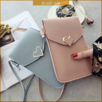 Ví Đeo Chéo Dài Kèm Dây Siêu Xinh, Bóp Nữ Cầm Tay, Ví Da Thật Cao Cấp Nhỏ Gọn Siêu Hot, Ví Thời Trang Nữ