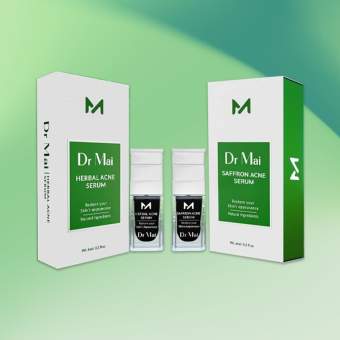 Tinh chất Dr Mai Nguyên Chất, Mix Saffron Serum sạch mụn 5ml, lựa chọn hoàn hảo cho làn da mụn