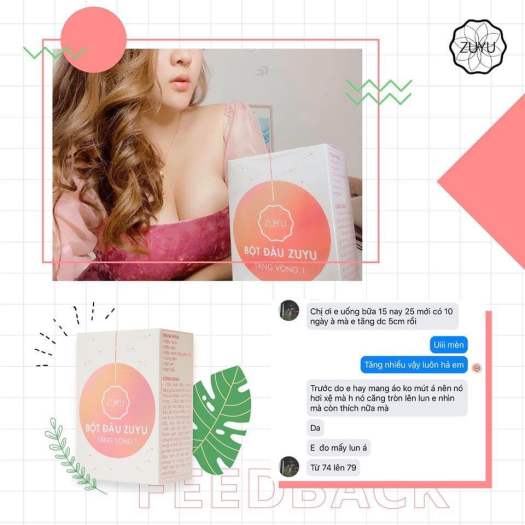 Bột Đậu Zuyu Tăng Vòng 1 tặng 10 mặt nạ