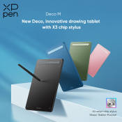 XPPen Deco M Graphics Tablet with 8192 Pressure Sensitivity