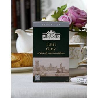 Trà Túi Lọc Earl Grey - Trà Bá Tước hộp giấy túi lọc bao thiếc 40g (20 túi x 2g)
