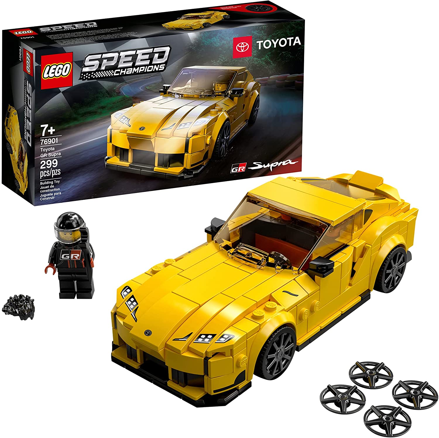 Đồ Chơi LEGO Speed Champions Siêu Xe Toyota Gr Supra 76901 Cho Bé Trên 7 Tuổi (299 mãnh)
