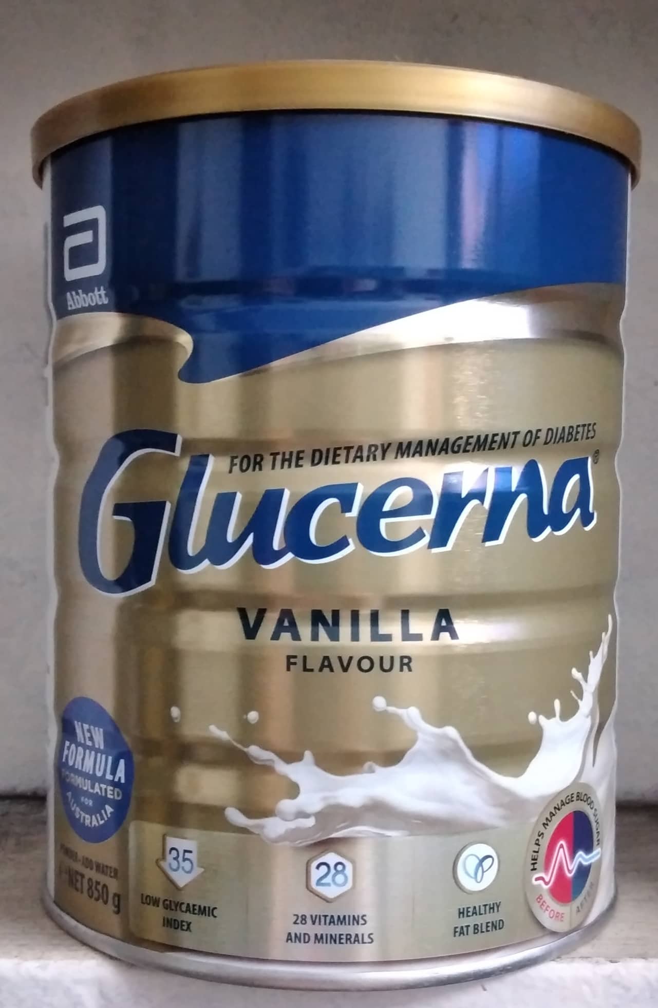 [HCM]Sữa Glucerna 850g ( Dành cho người tiểu đường)