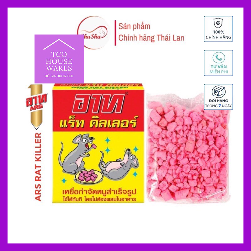 THUỐC DIỆT CHUỘT SIÊU HIỆU QUẢ - HÀNG THÁI LAN CHẤT LƯỢNG CAO - 1 HỘP THUỐC DIỆT CHUỘT