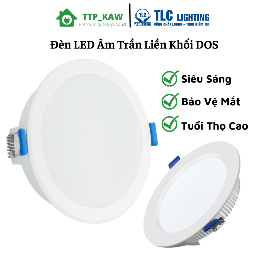 Đèn Led Âm Trần led downlight 3 chế độ màu 7w, 9w Cao cấp