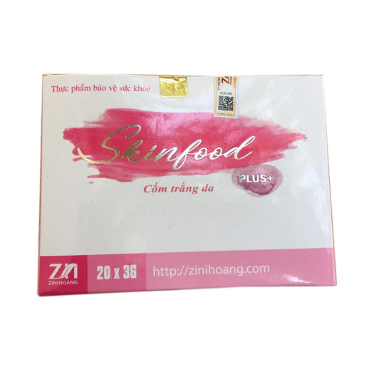 Cốm trắng da Skinfood ZN giúp trắng mịn da từ bên trong