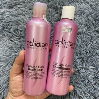 Combo dầu gội xả tái tạo tóc Obsidian Damage Care 300mlx2