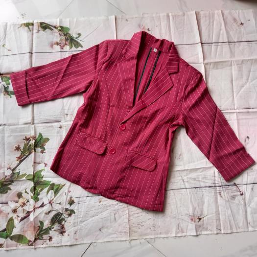 Review Áo blazer nữ cộc tay, áo vest nữ chất mát dáng rộng 3 màu xinh xắn