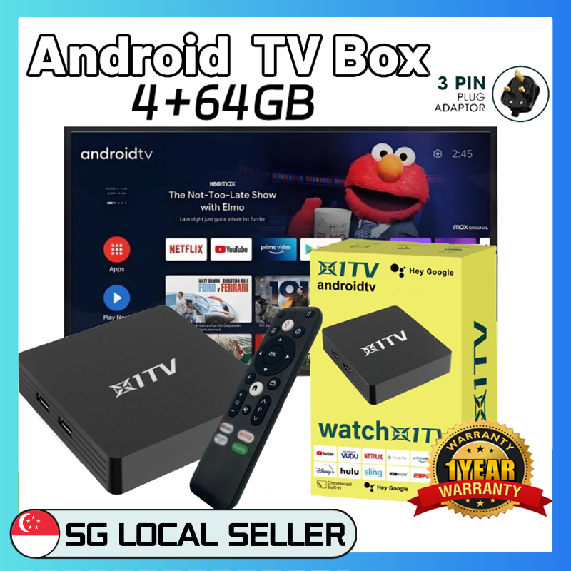 Svicloud 10P+ Android 12 4K Hd Smart Tv Box 4Gb Ram 64Gb Rom Bt