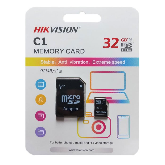 Thẻ nhớ microsd hikvision c1 32gb - 92mb/s box class10, thẻ nhớ nhỏ sd sandisk 128g class 10 , thẻ nhớ micro sd 64gb hikvision lass 10