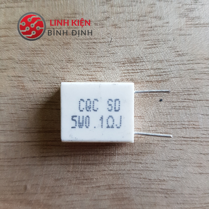 Túi 10 điện trở sứ 0.1r 5w