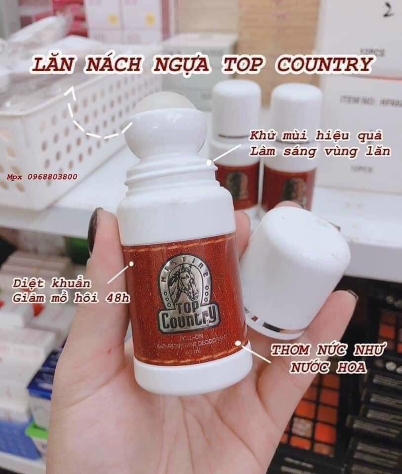Lăn nách con ngựa khử mùi duyệt khuẩn Top country Thái Lan