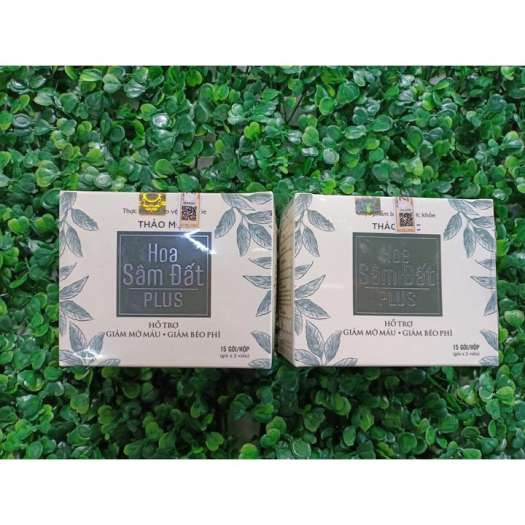 Trà giảm cân Hoa Sâm Đất Plus (15 gói)