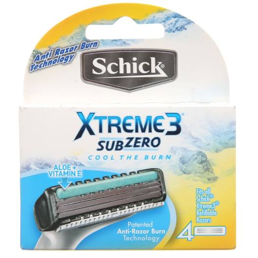 Vỉ 4 Lưỡi Dao Cạo Schick Xtreme3 4s