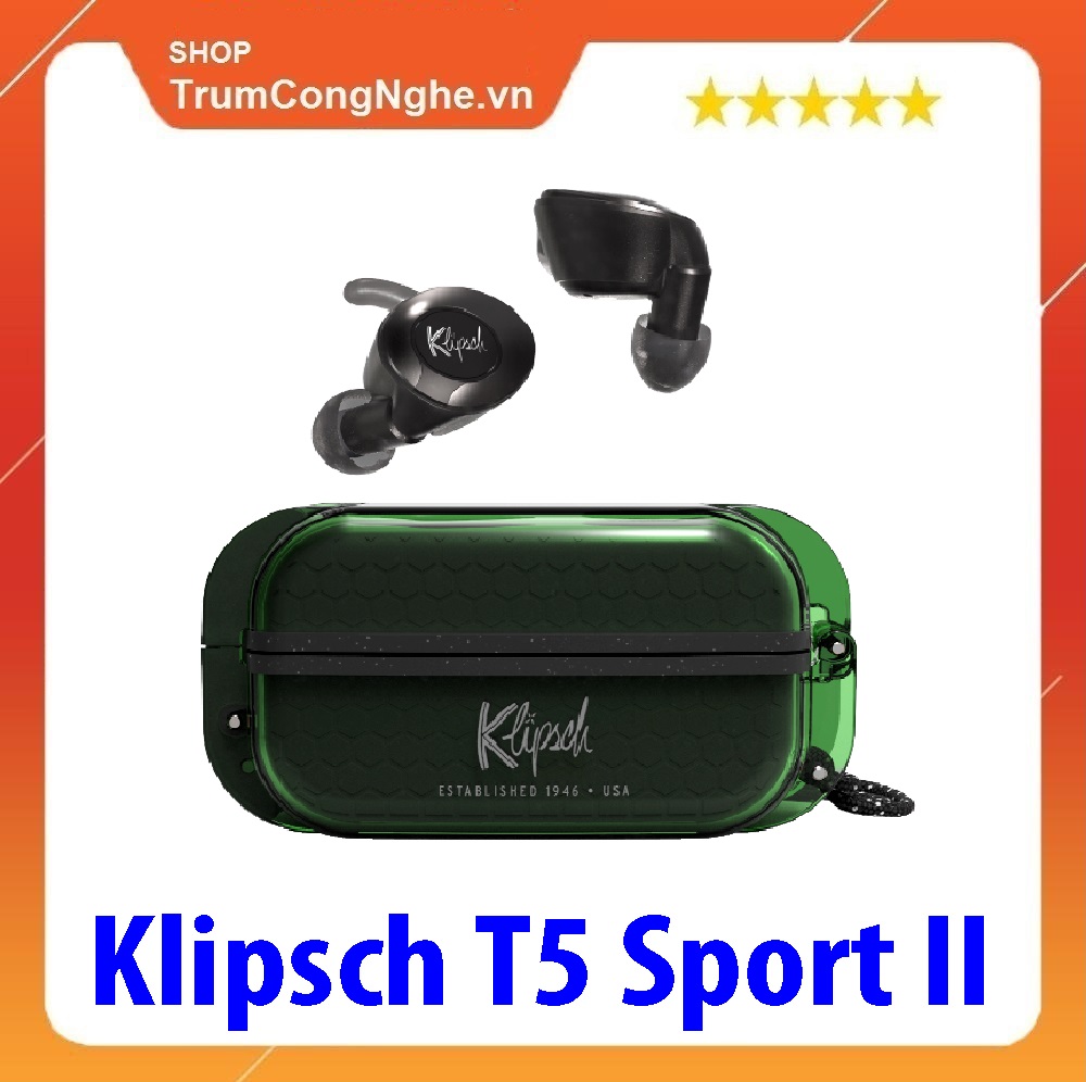 Tai nghe Klipsch T5 Sport II True Wireless