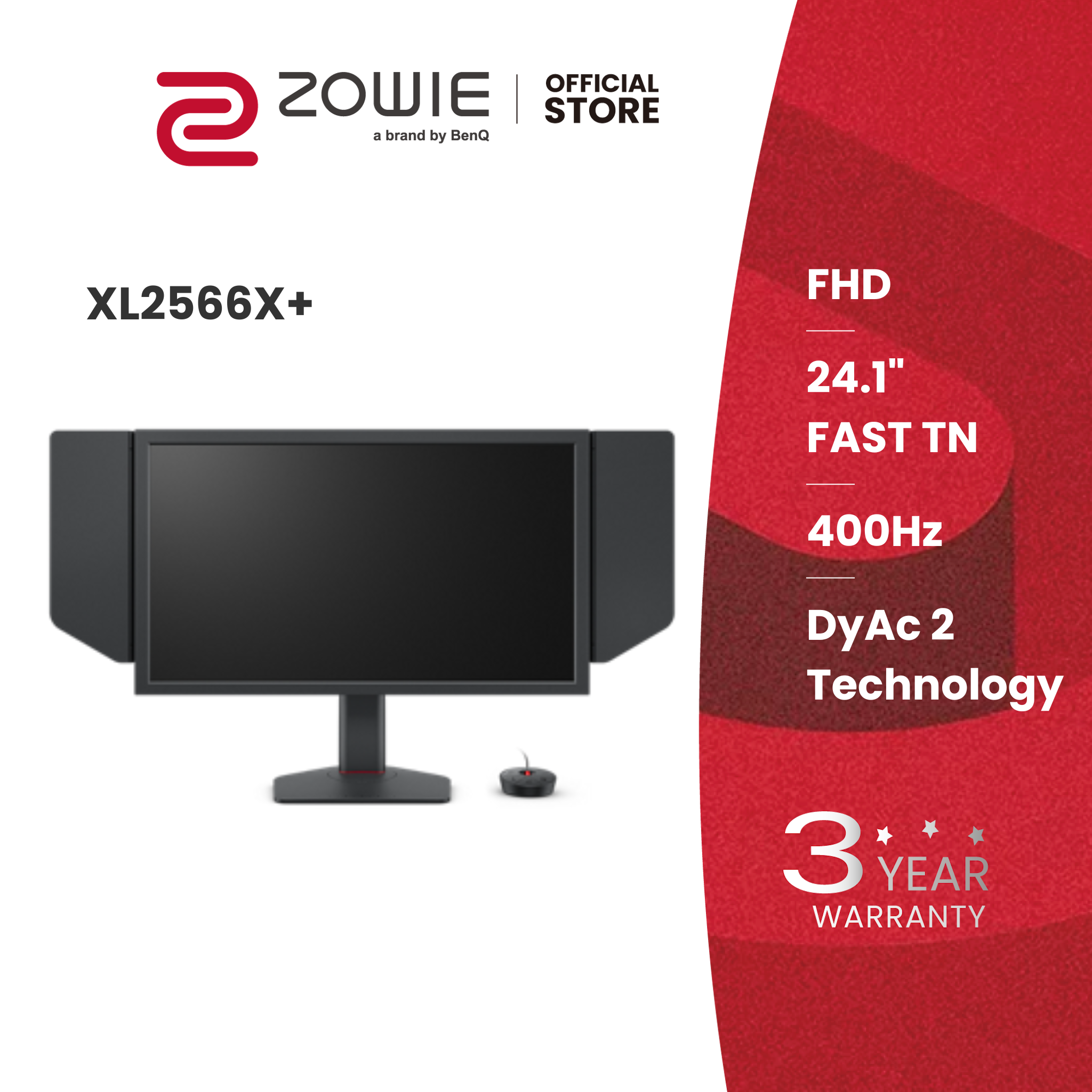 BenQ ZOWIE XL2540X+ | Fast TN 280Hz | Gaming Monitor for Esports