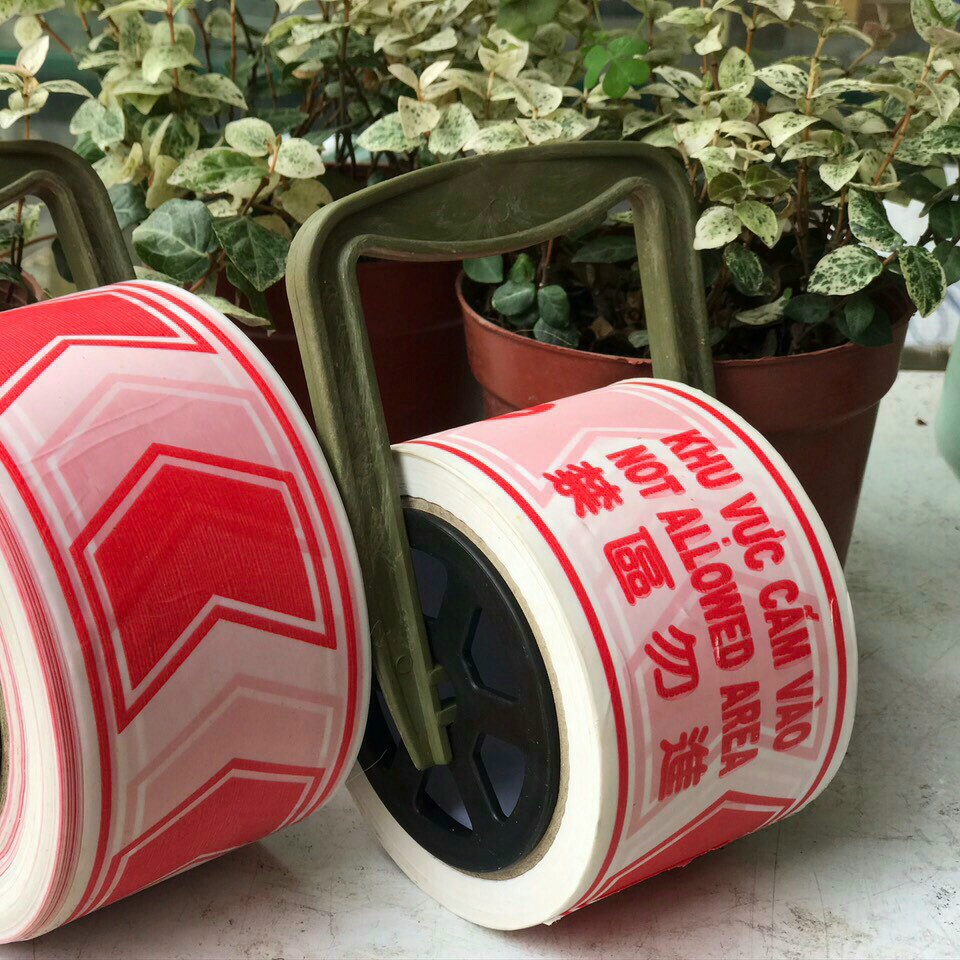 Băng cảnh báo an toàn , cuộn rào cảnh báo ,cuộn rào 100m,
