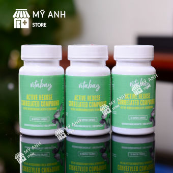 AHCC ĐỨC - VITABAY (CHÍNH HÃNG) 500mg 30 viên, tăng cường miễn dịch, tiêu diệt HPV (CÓ THỂ CHE TÊN SẢN PHẨM)