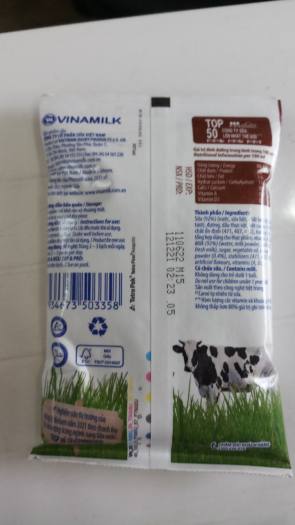 Combo 10 bịch sữa socola 220ml Vinamilk