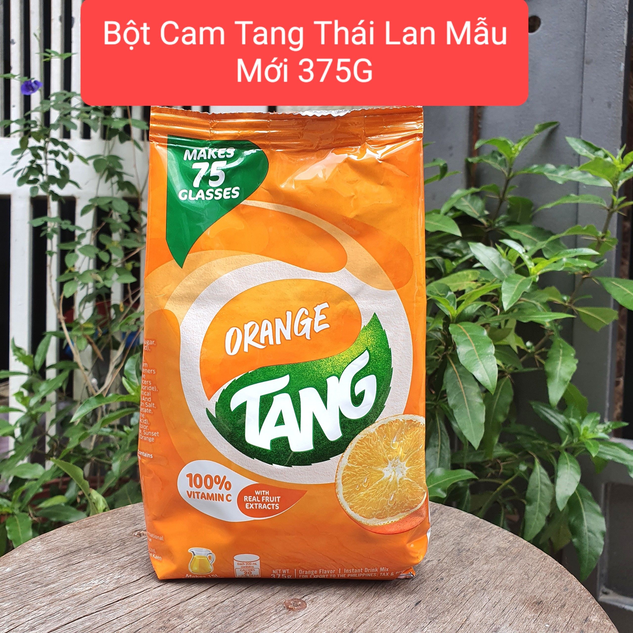 [FREESHIP + QUÀ TẶNG] BỘT CAM TANG THÁI LAN 375G, Mẫu Mới,  Hương Vị Đậm Đà, Bổ Sung Vitamin C, Tăng Sức Đề Kháng, Dẹp Da