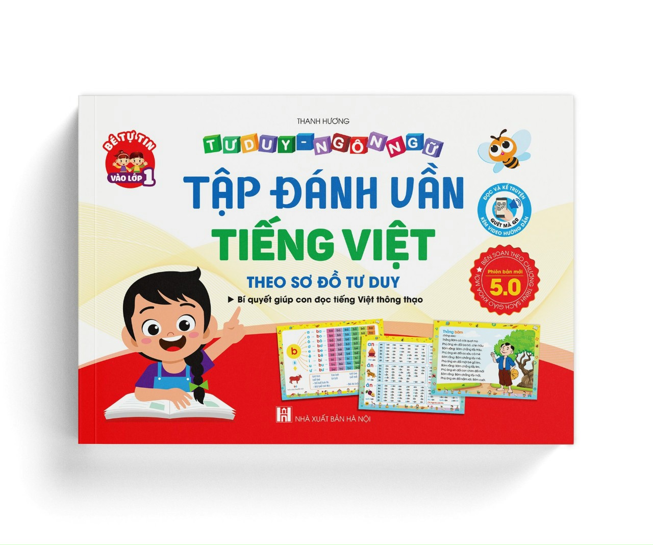 Tập đánh vần tiếng việt theo sơ đồ tư duy phiên bản mới nhất 5.0 - quét mã qr đọc và kể chuyện