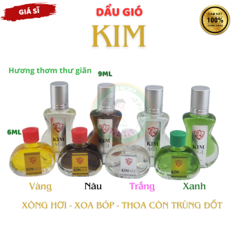 Dầu gió KIM AGI herbal chai 6ml - Sản phẩm của cty dược Agimexpharm