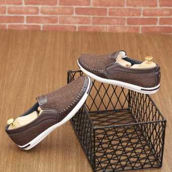 Giày lười nam vải bố cao cấp