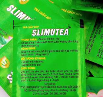Trà giảm cân giảm béo Slimutea Học Viện Quân Y