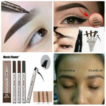 Chì kẻ lông mày phẩy sợi 4D