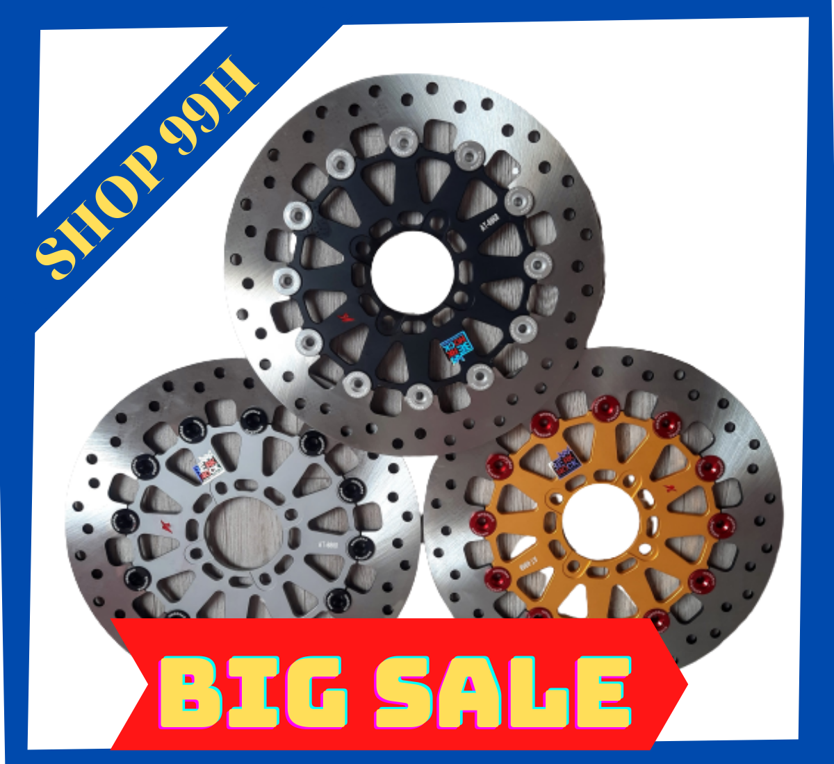 Đĩa Kingdrag 267mm dành gắn cho Sirius-Exiter 135 và các dòng xe máy