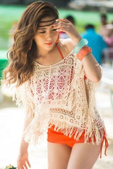 Áo lưới đi biển đi chơi AL06