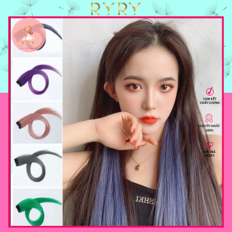 Tóc giả kẹp Highlight phong cách Hàn Quốc, tóc light giả nhiều màu cá tính