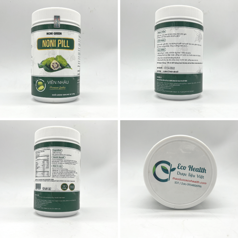 Viên nhàu Noni Pill chai nhựa