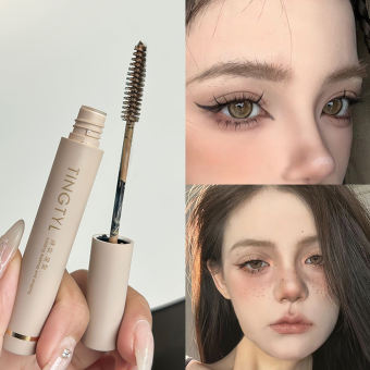 Dorisna Thuốc Nhuộm Lông Mày Không Thấm Nước Lâu Dài Cà Phê màu nâu Gel lông mày Mascara cho lông mày dụng cụ trang điểm Brow Enhancer Kem