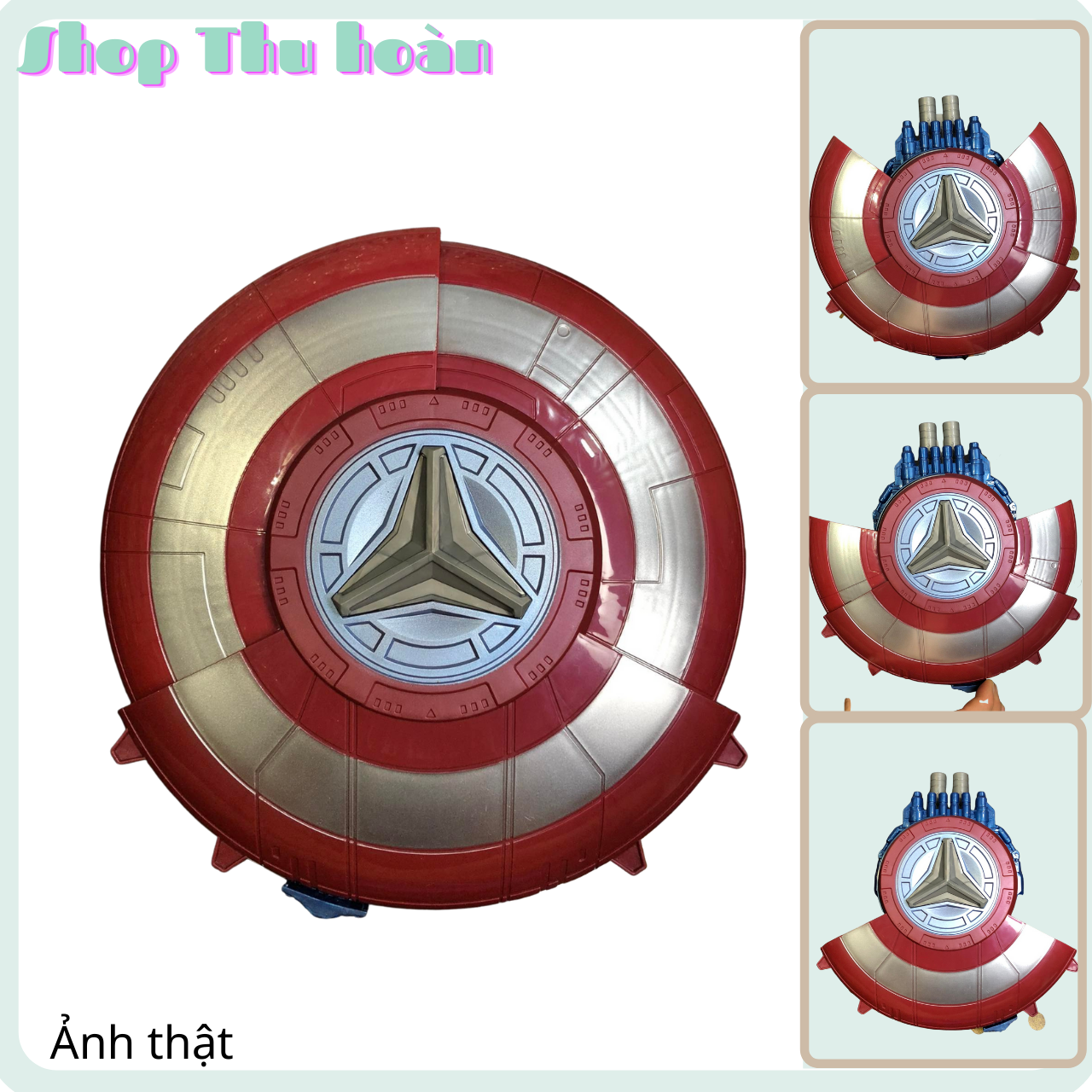 Đồ Chơi Trẻ Em Do Choi Khiên Đội Trưởng Mỹ Quà Tặng Sinh Nhật Cho Bé Nhập Vai Giúp Bé Thông Minh Khiên Captain America